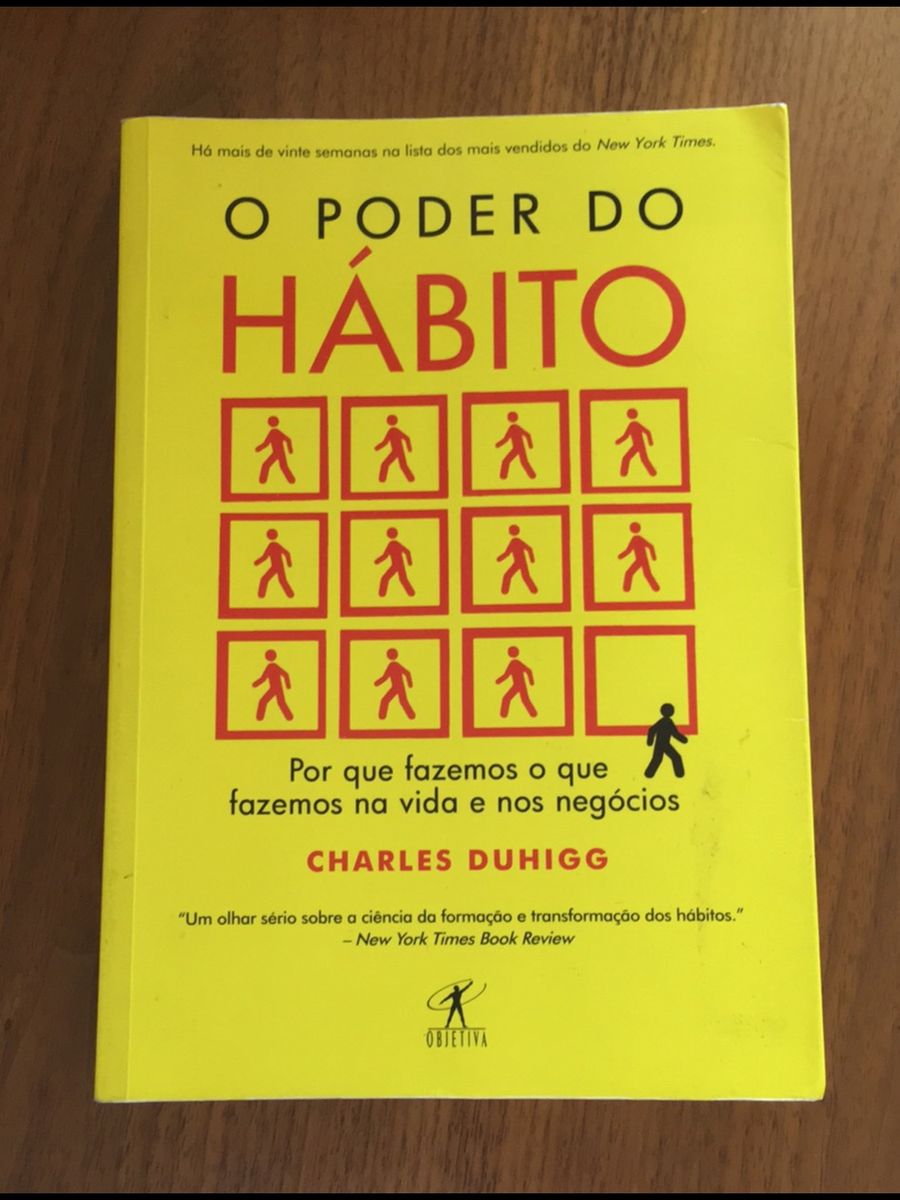 livro o poder do hábito - livraria objetiva