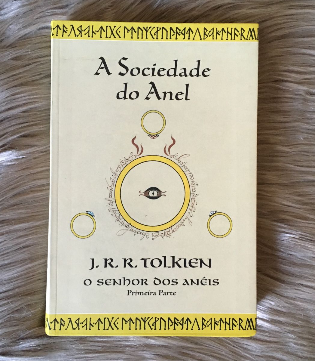 Livro O Senhor Dos Anéis a Sociedade do Anel Livro Usado 36485497 enjoei