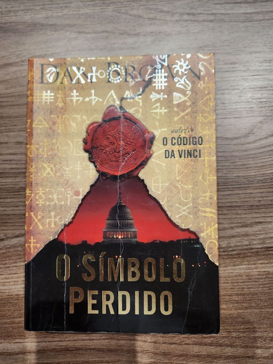 Livro O Símbolo Perdido Dan Brown Suspense / Mistério | Livro Editora ...
