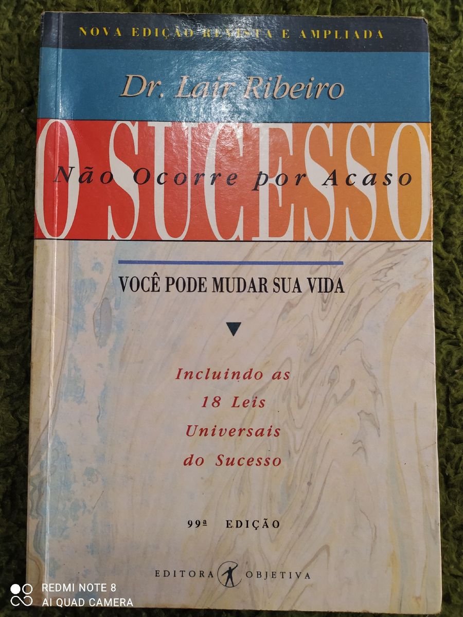 Livro O Sucesso Não Ocorre Por Acaso De Lair Ribeiro Livro Usado 75386479 Enjoei 6446