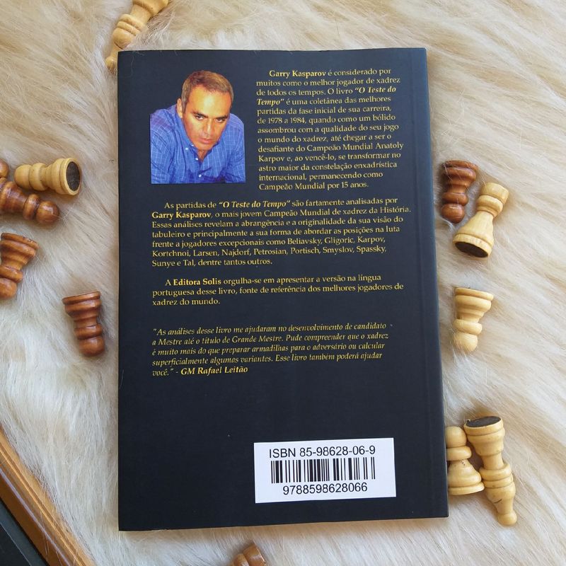 Livro o Teste do Tempo, Garry Kasparov | Livro Editora Solis Usado  81646486 | enjoei