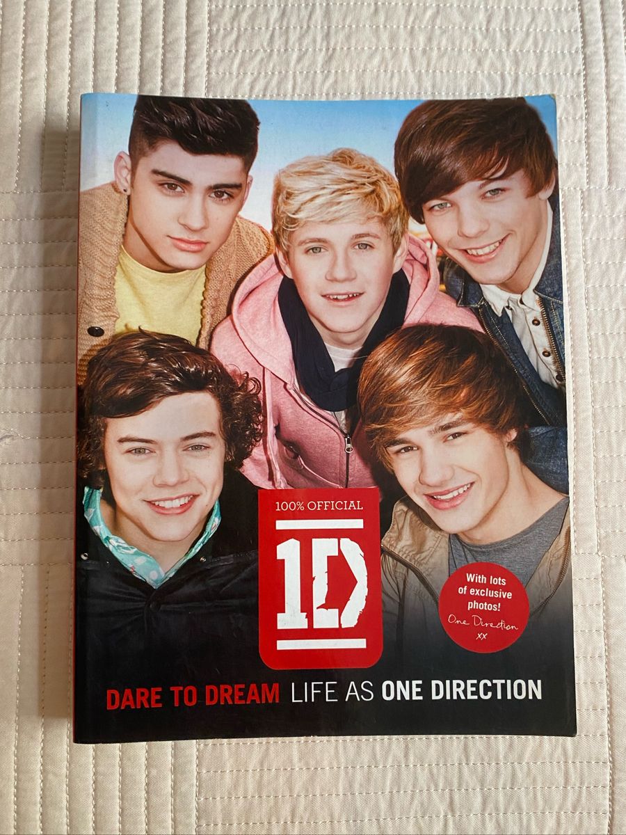 Livro One Direction Dare To Dream | Livro One Direction Usado 68582706 ...