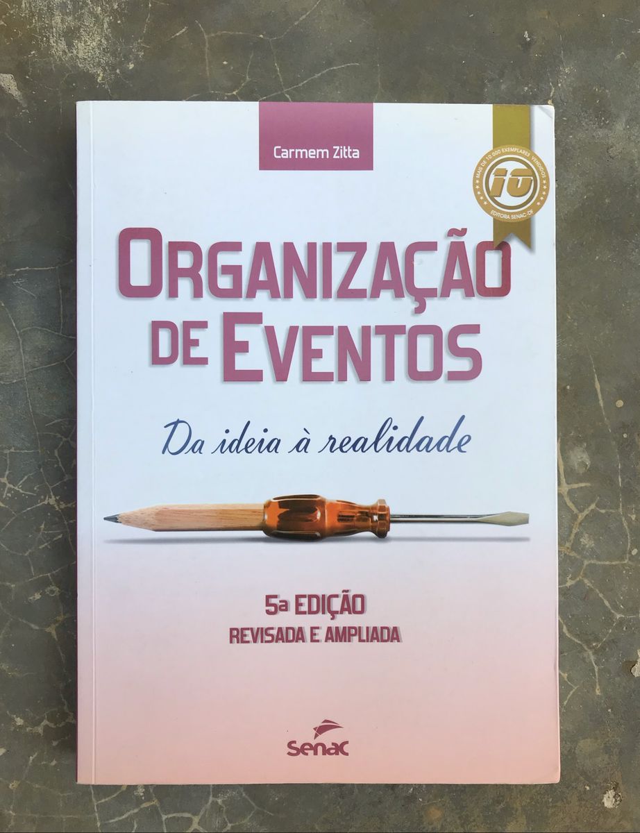 Livro Organização De Eventos | Livro Editora Senac Usado 41961566 | Enjoei