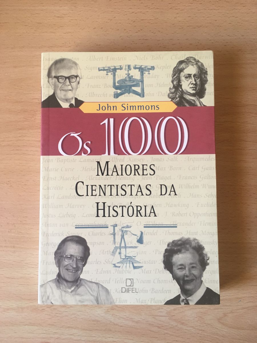 Livro Os 100 Maiores Cientistas Da História John Simmons Livro Difel Usado 65692623 Enjoei 1076