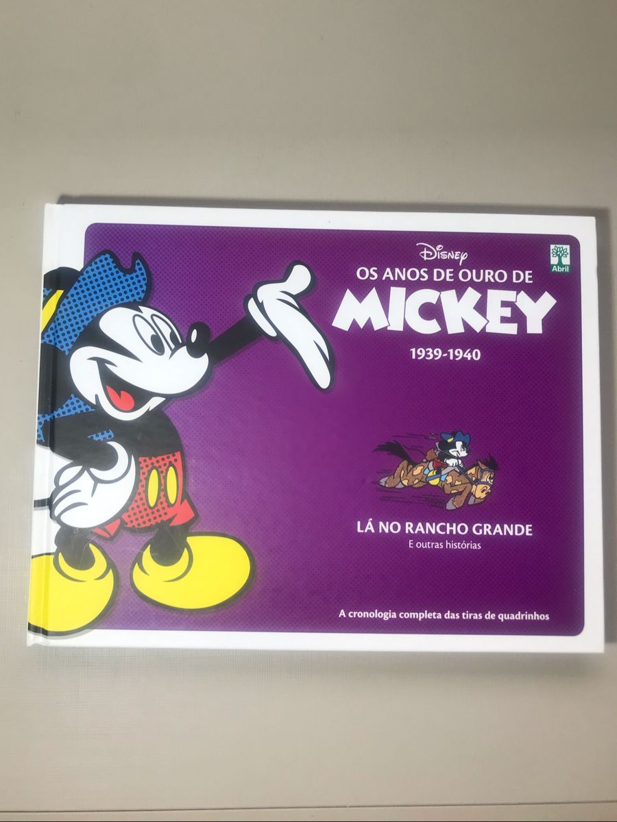 Livro Os Anos De Ouro Do Mickey Livro Editora Abril Nunca Usado Enjoei