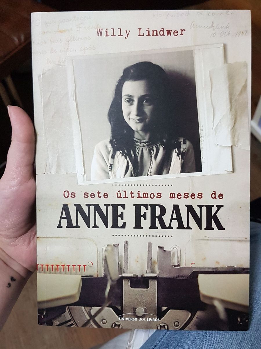 Livro Os Sete Ultimos Meses De Anne Frank Livro Universo Dos Livros Usado 36848348 Enjoei