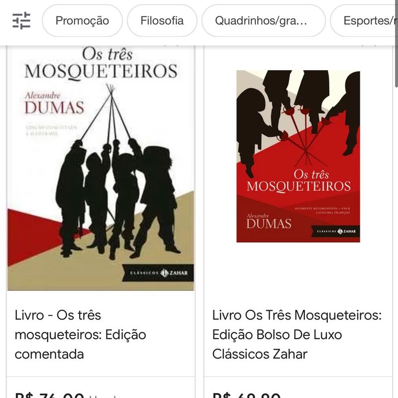  Os Três Mosqueteiros - Coleção Clássicos Zahar