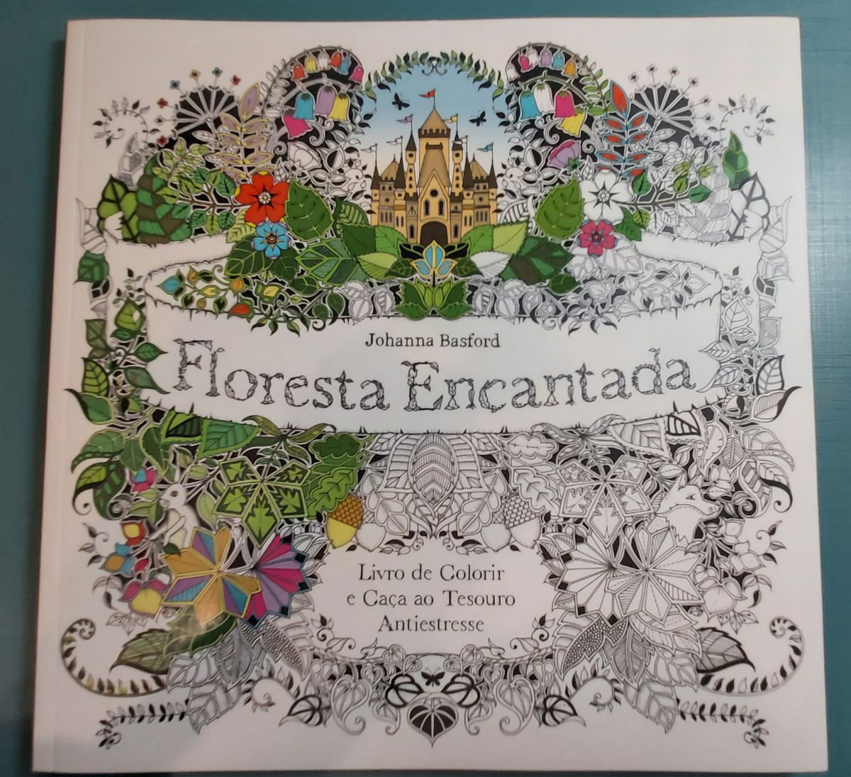 Livro para Colorir Floresta Encantada | Livro Sextante Nunca Usado ...
