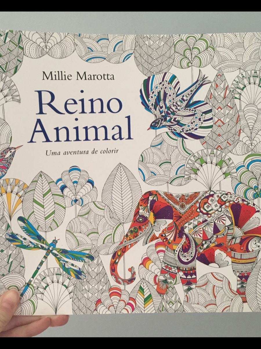 Livro para Colorir - Reino Animal | Livro Millie Marotta Nunca Usado ...