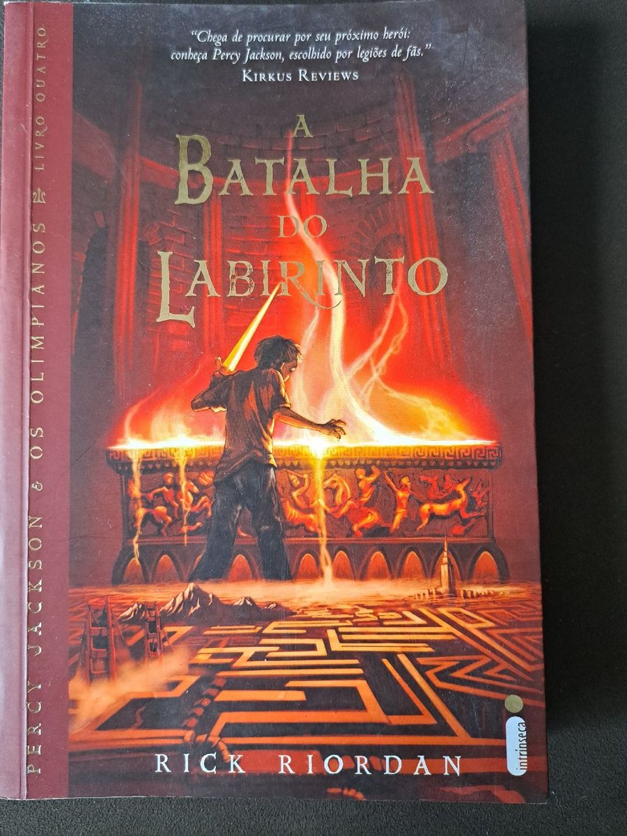 Livro Percy Jackson- A Batalha Do Labirinto | Livro Intrinseca Usado ...