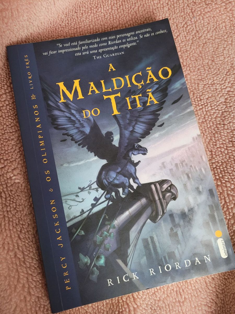 Livro Percy Jackson e O Olimpianos - a Maldição do Titã | Livro ...