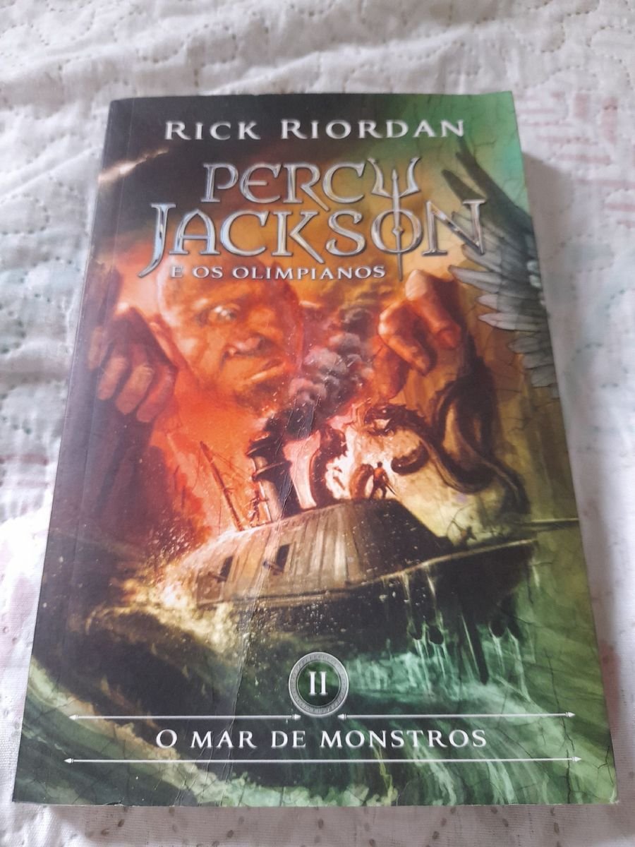 Livro Percy Jackson E Os Olimpíadas Mar De Monstros Livro Usado 67053769 Enjoei 0722