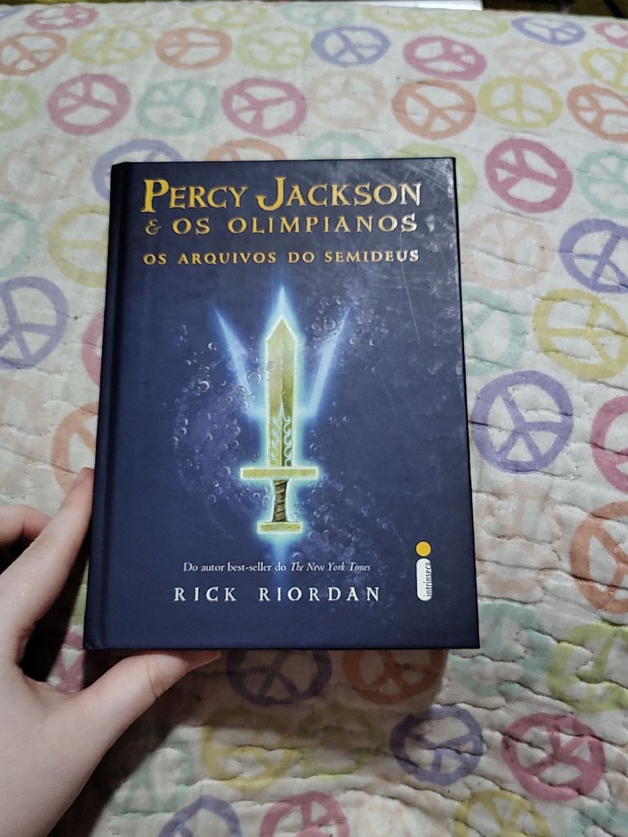 Livro Percy Jackson E Os Olimpianos Os Arquivos Do Semideus Livro Percy Jackson Usado 79743324