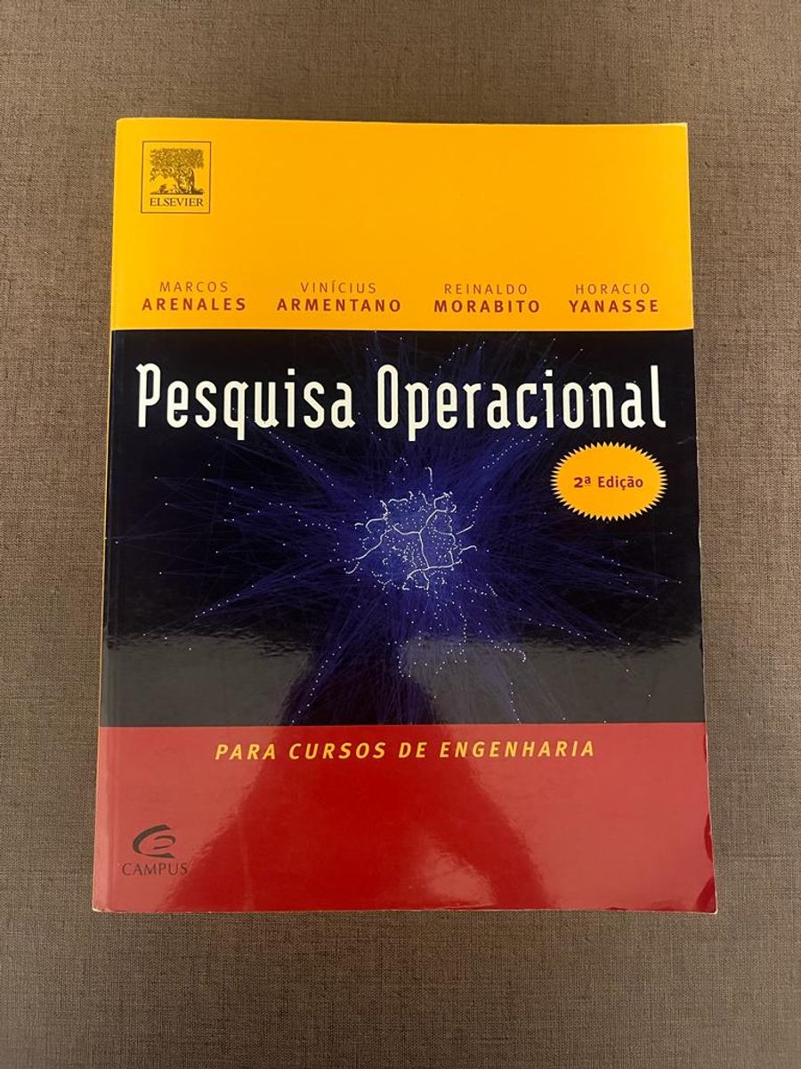 Livro Pesquisa Operacional 2 Edição | Livro Editora Campus Usado ...