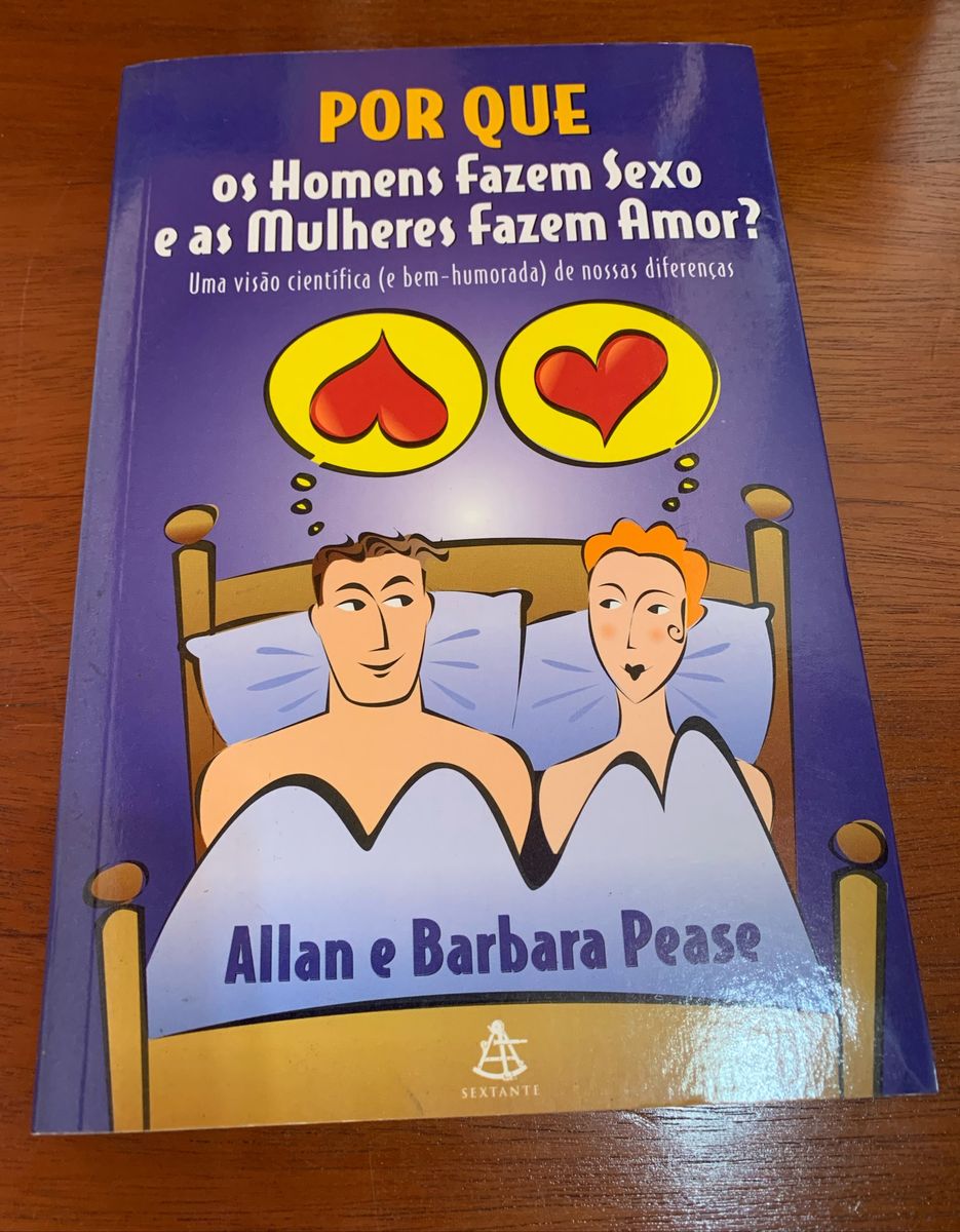 Livro por Que Os Homens Fazem Sexo e As Mulheres Fazem Amor | Usado  67327375 | enjoei