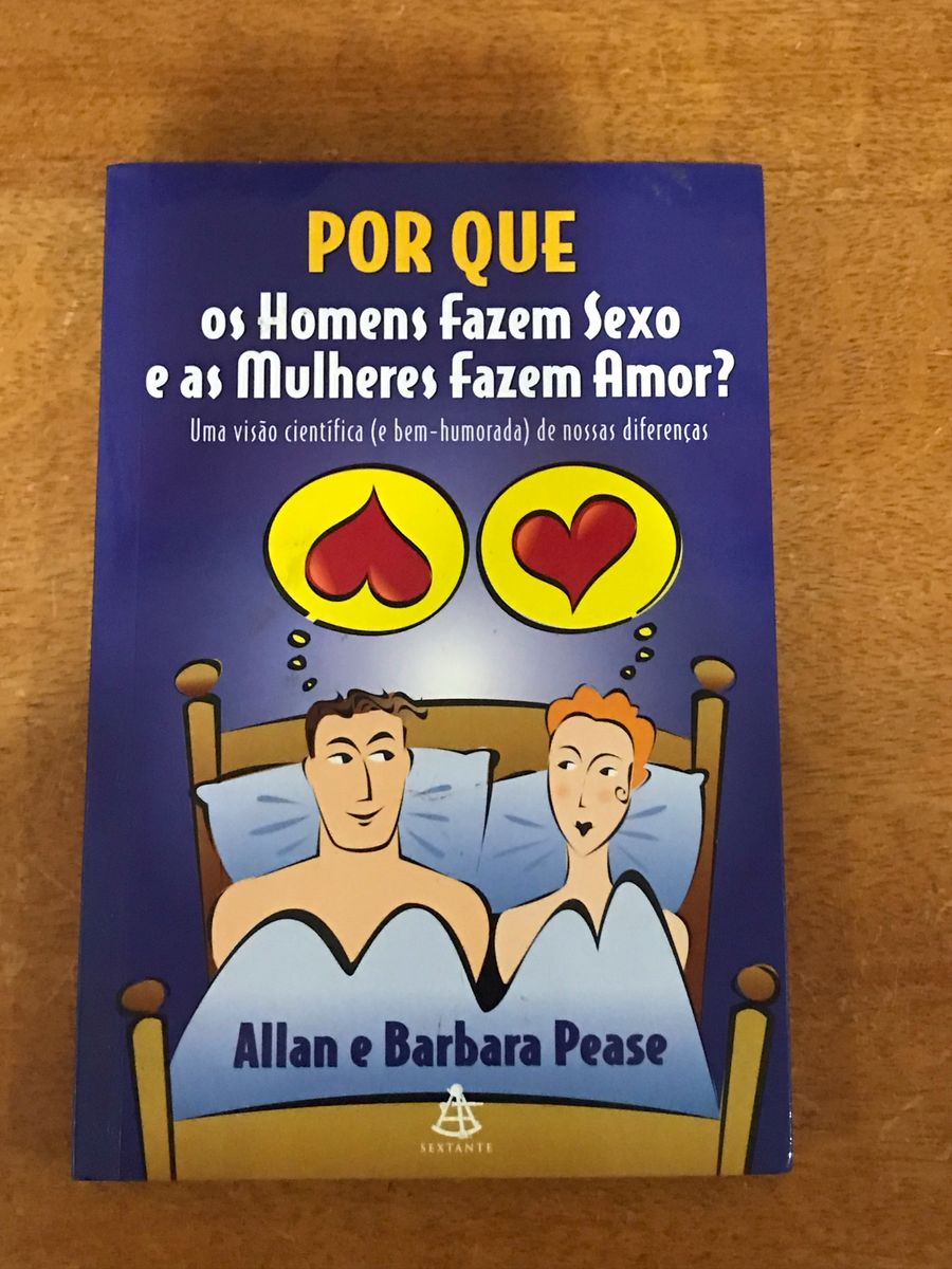 Livro por Que Os Homens Fazem Sexo e As Mulheres Fazem Amor | Sextante  Usado 60231799 | enjoei