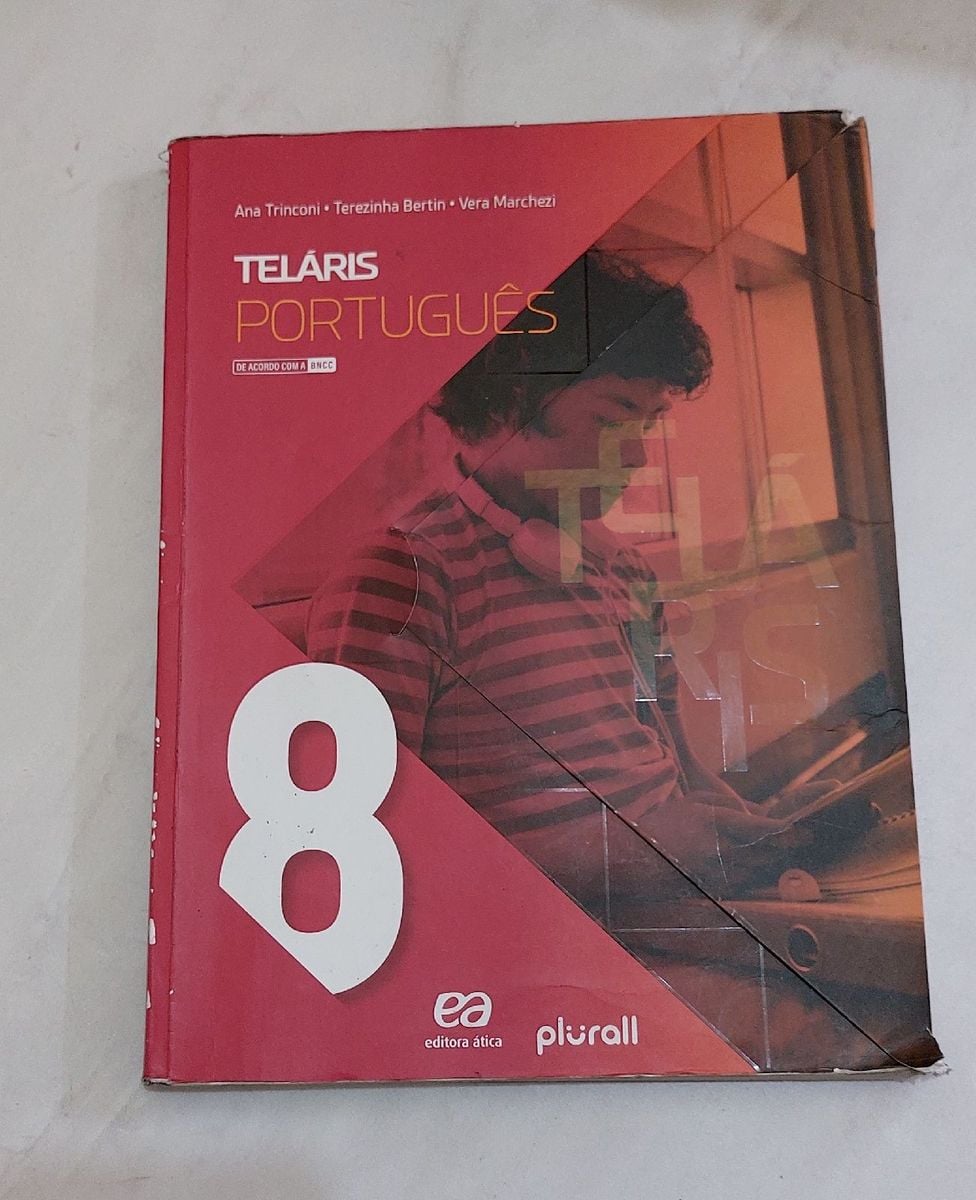Livro Português 8 Ano, Projeto Teláris | Livro Editora Atica Usado ...