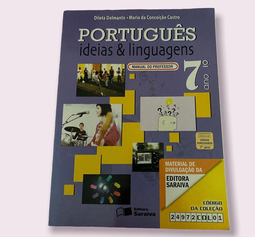 Livro Português Ideias e Linguagens - 7 Ano - Manual do Professor ...