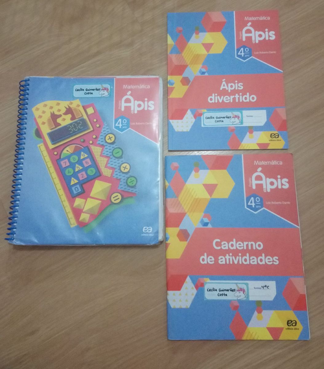 Livro Projeto Apis de Matemática 4 Ano Ensino Fundamental Desengaveta ...