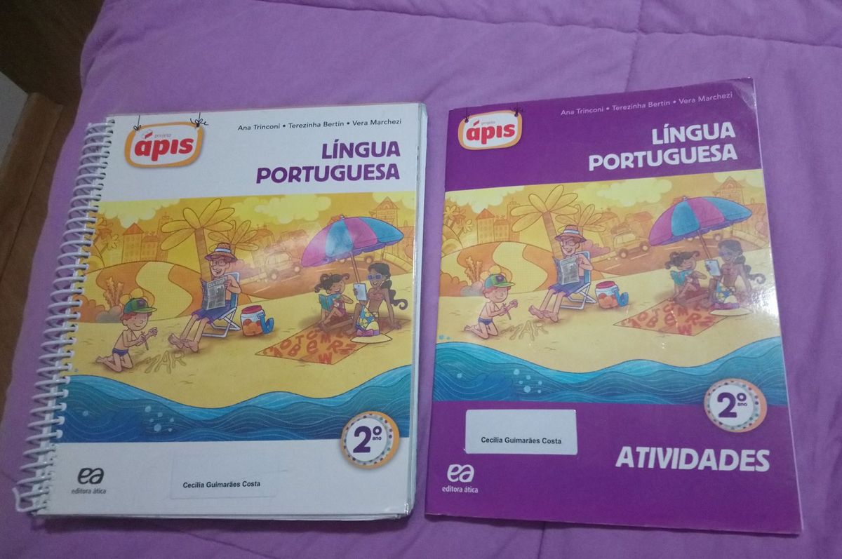 Livro Projeto Apis Língua Portuguesa Português Ano Desengaveta Livro Editora Atica Usado