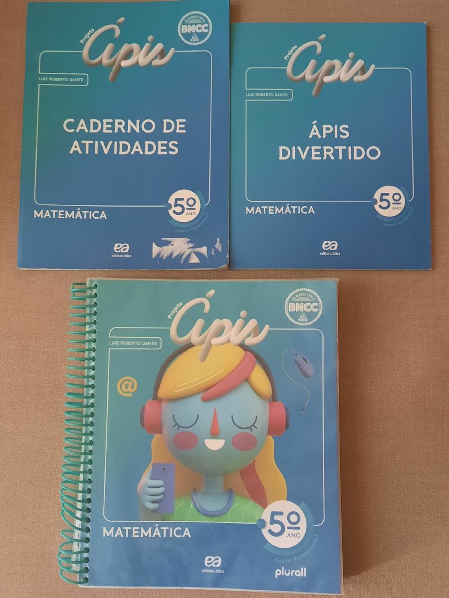 Livro Projeto Ápis Matemática | Item De Papelaria Editora ática Usado ...