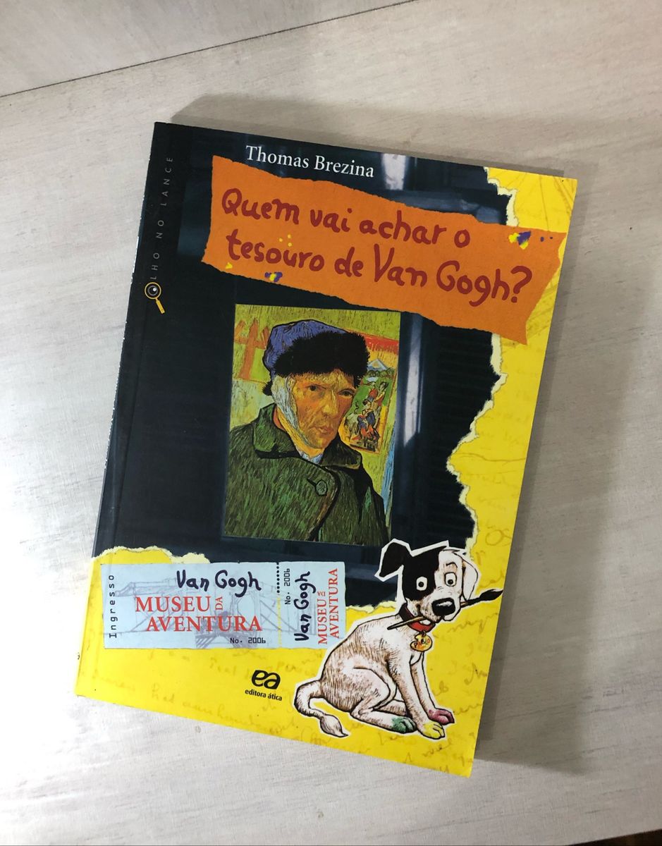 Livro Quem Achar O Tesouro de Van Gohg? | Livro Editora ática Usado ...