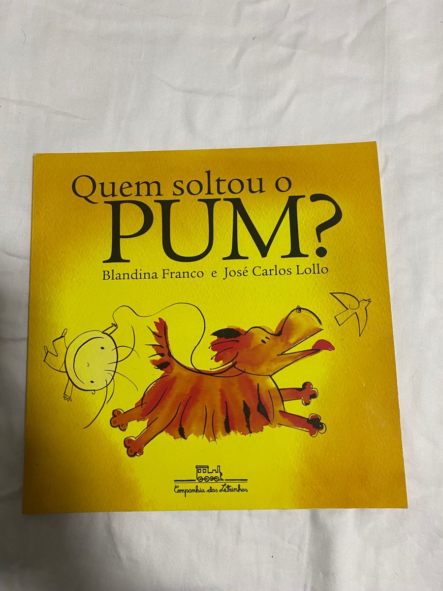 Livro quem soltou o pum livro companhia das letrinhas usado 85962260