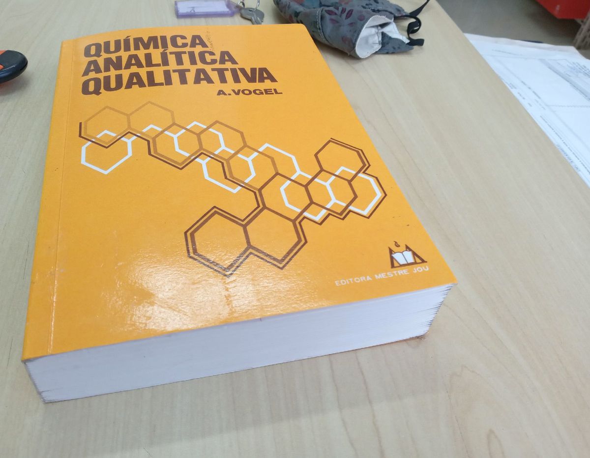 Livro Química Analítica Qualitativa Vogel | Livro Usado 49236413 | Enjoei