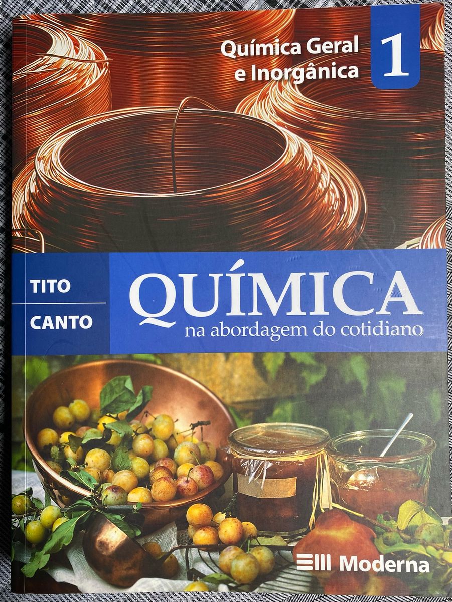 Livro Química Geral e Inorgânica - Tito Canto | Livro Moderna Usado ...