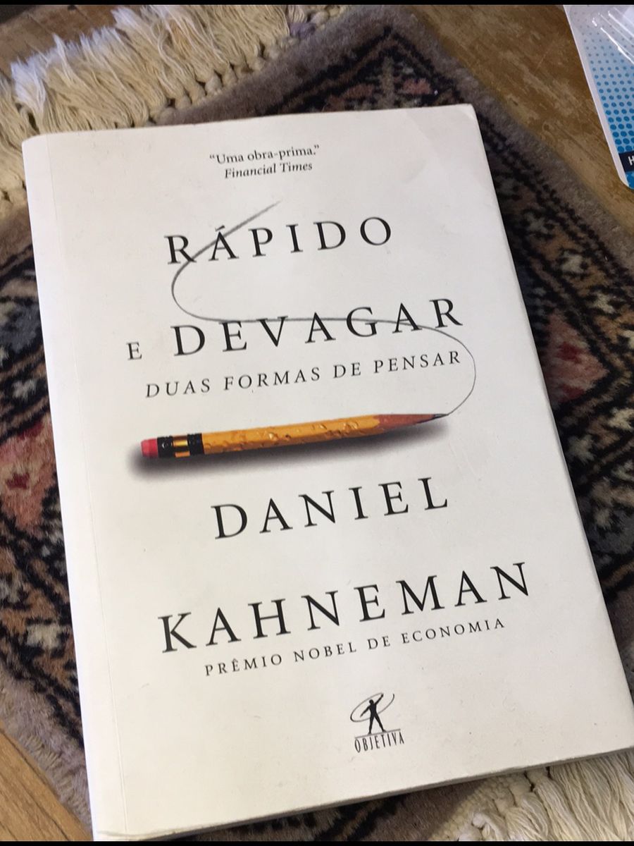 Livro Rápido e Devagar - Daniel Kahneman | Livro Rapido Devagar Daniel ...