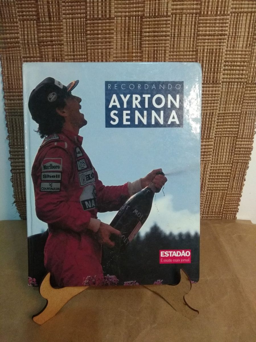 Livro Recordando Ayrton Senna | Livro Ayrton Senna Coleção Usado