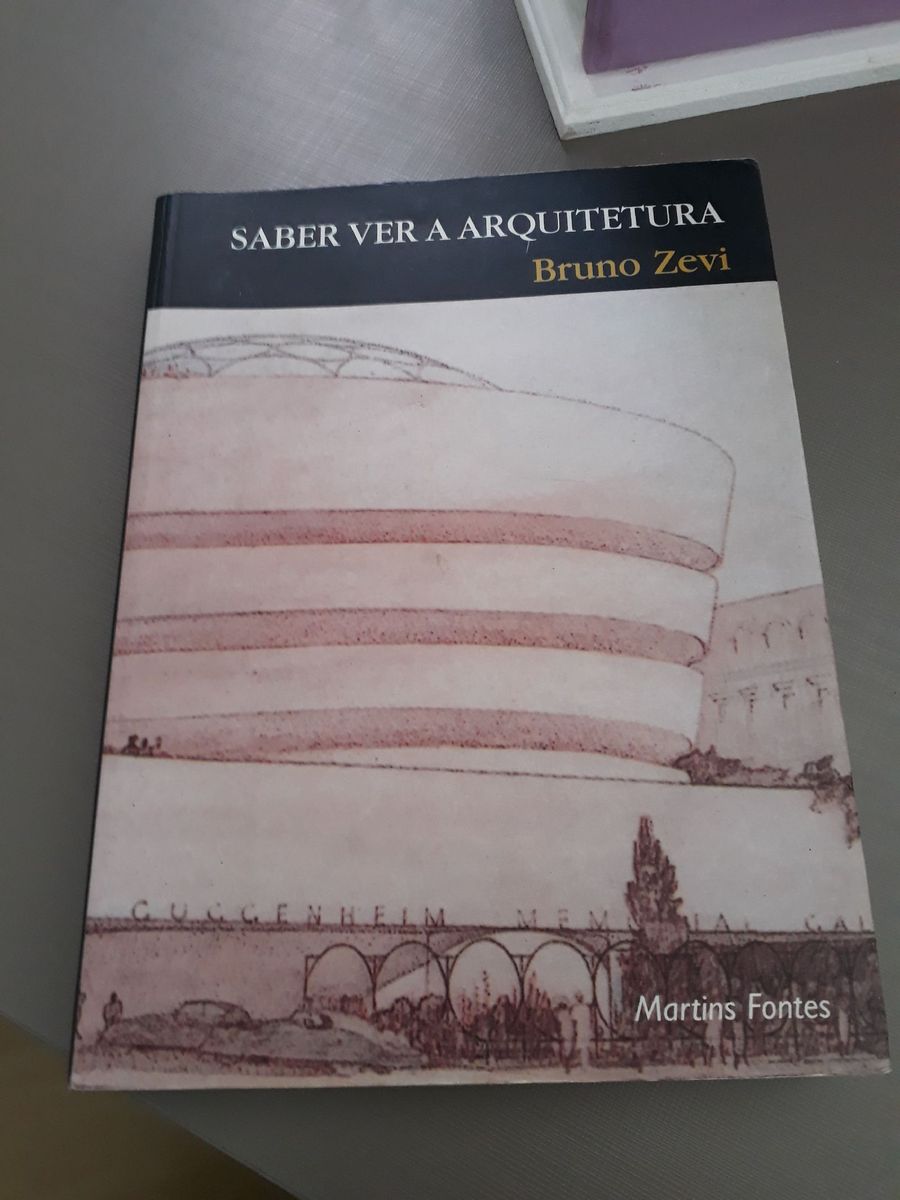 Livro Saber Ver A Arquitetura De Bruno Zevi | Livro Usado 48692919 | Enjoei