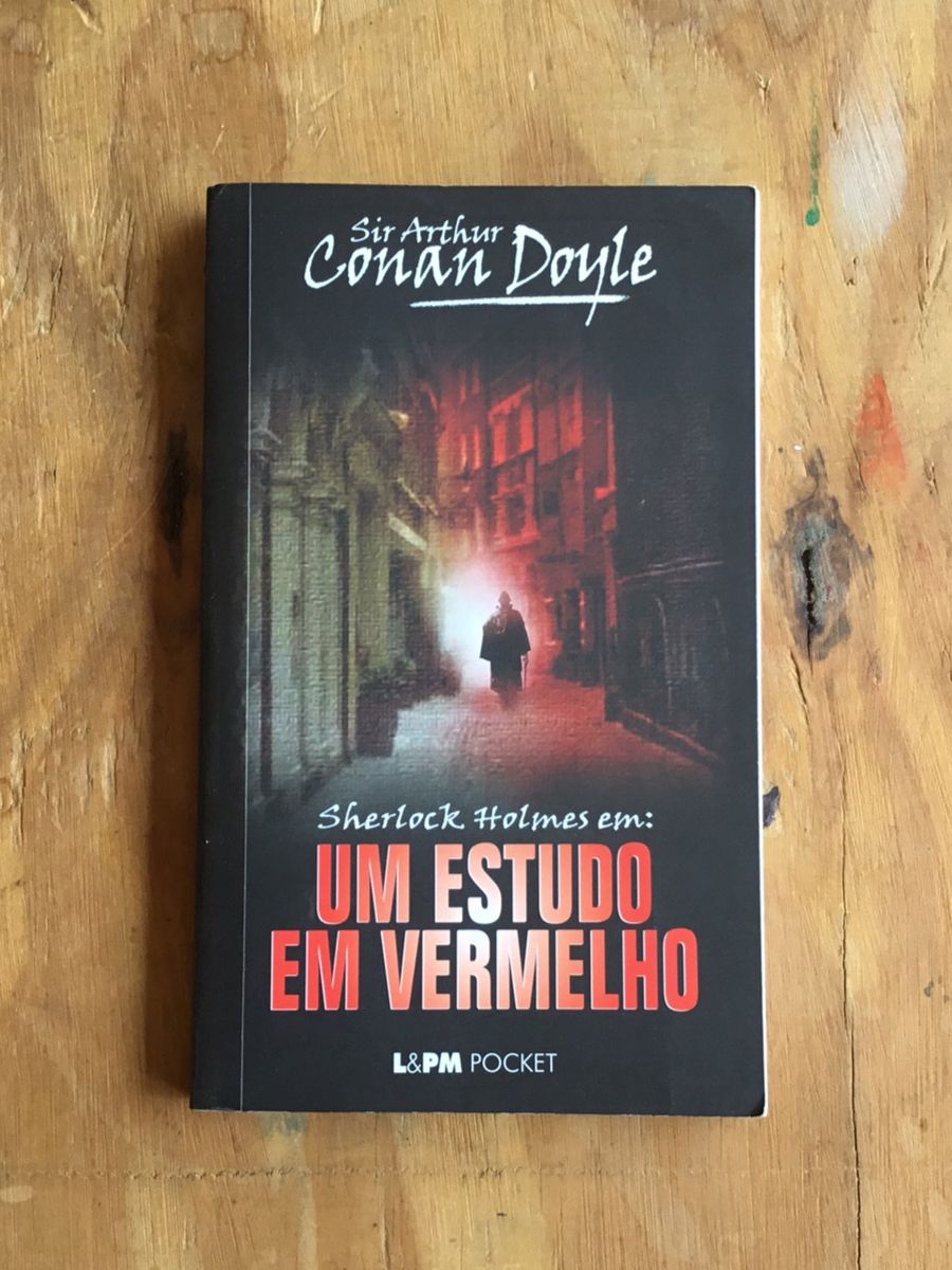 Livro Sherlock Holmes Em: Um Estudo em Vermelho | Livro Coleção L&Pm