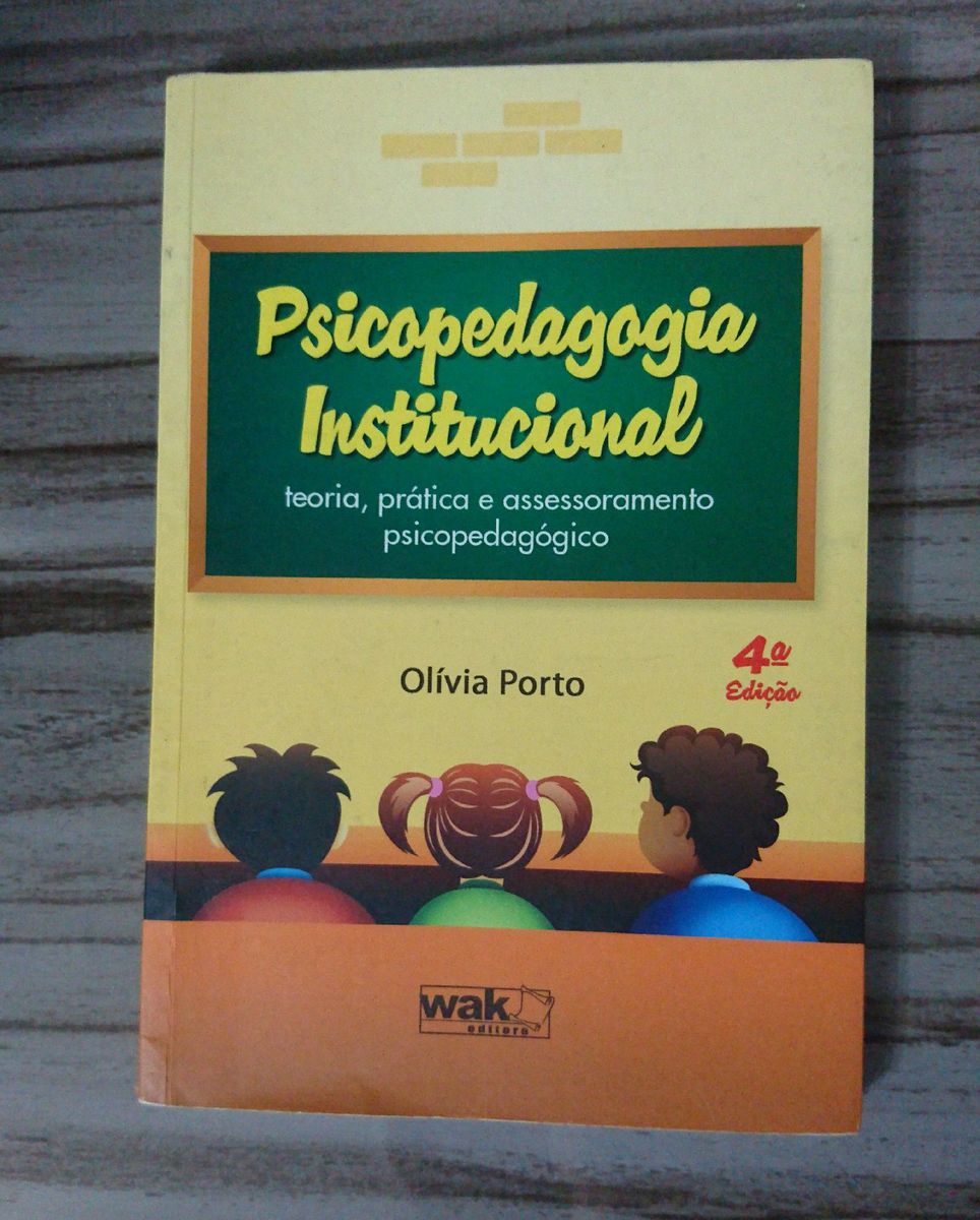 Livro Sobre Psicopedagogia Institucional | Livro Wak Editora Usado ...