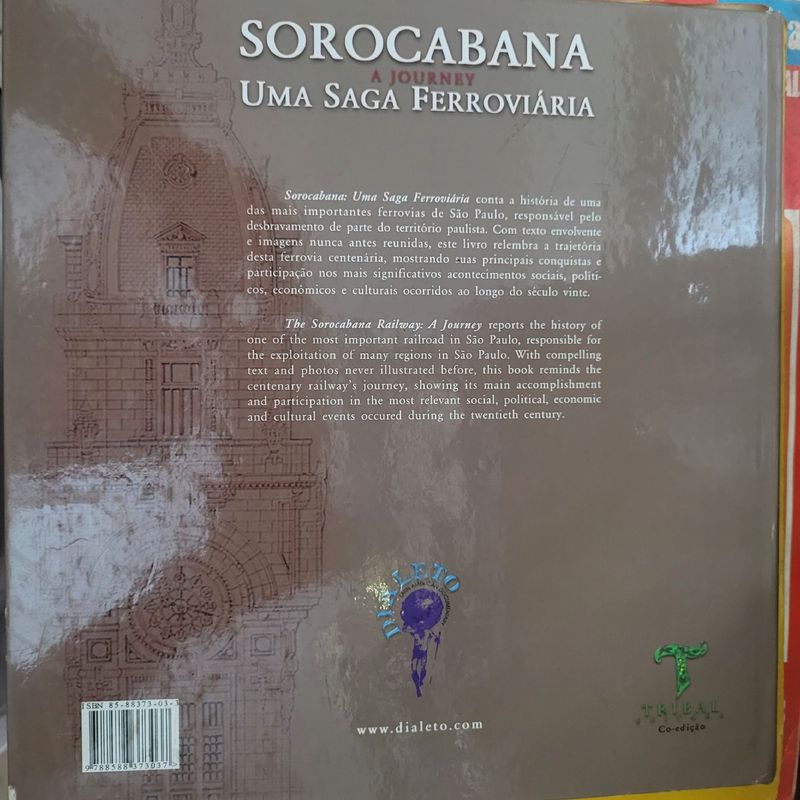 Livro Sorocabana Uma Saga Ferroviária | Livro Historia Usado