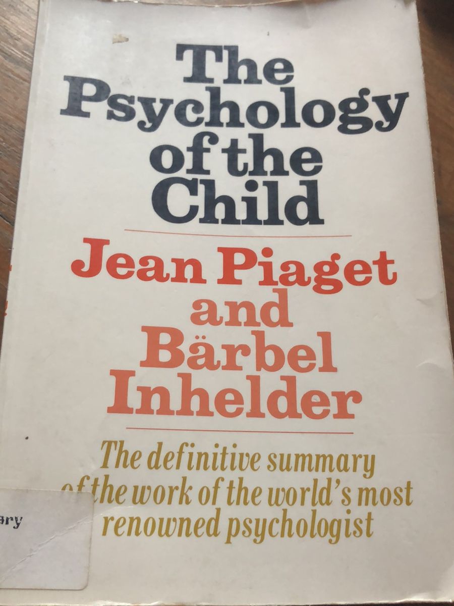 Livro The Psychology Of Thé Child de Jean Piaget | Livro Usado 63598808 ...