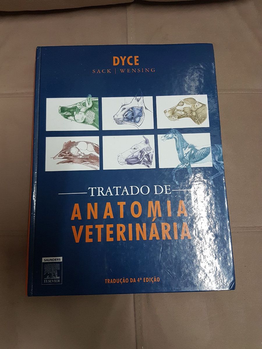 Livro Tratado De Anatomia Veterinária - Elsevier - Dyce Sack Wensing ...