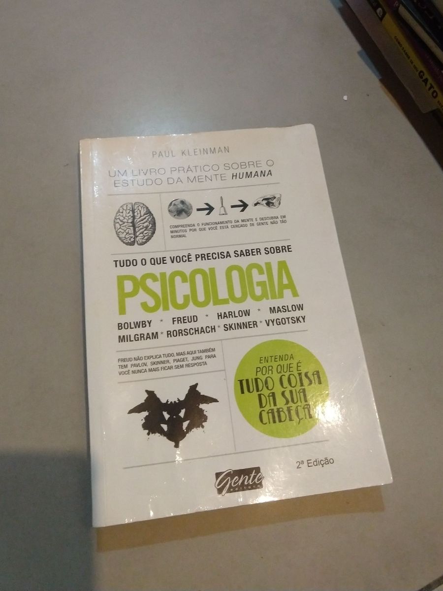 Livro Tudo O Que Você Precisa Saber Sobre Psicologia Livro Usado 55980043 Enjoei 0055