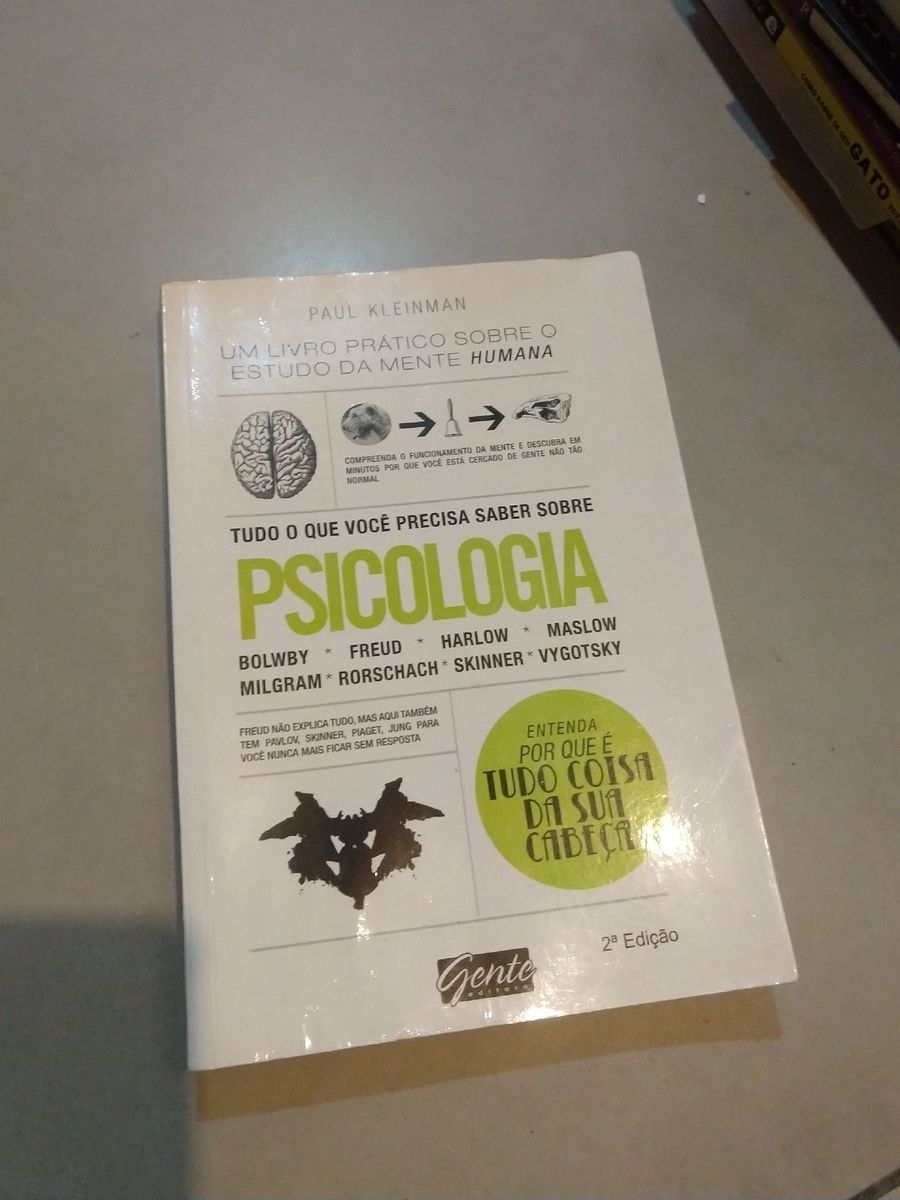 Livro Tudo O Que Você Precisa Saber Sobre Psicologia Livro Usado 55980043 Enjoei 3025