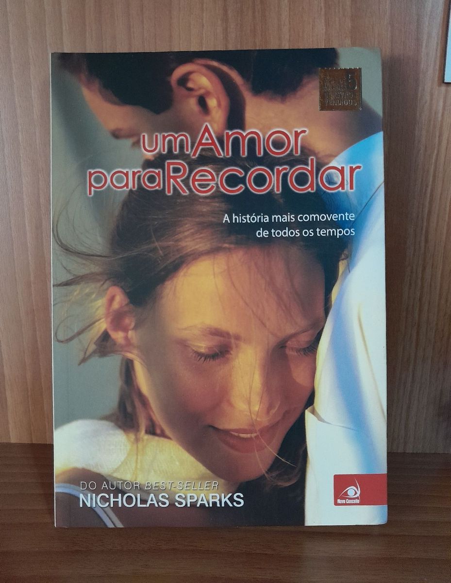 Livro Um Amor Para Recordar Nicholas Sparks Livro Usado