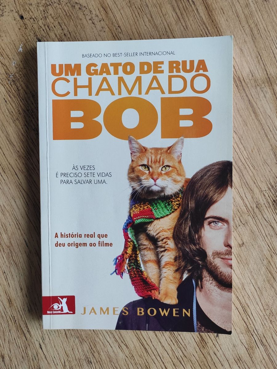 Livro Um Gato de Rua Chamado Bob | Livro Novo Conceito Usado 50670535 ...