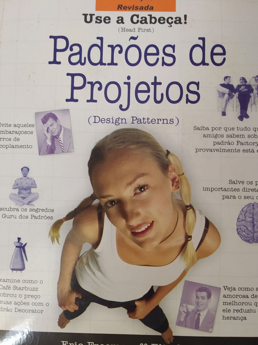 Livro Use a Cabeça Padrões de Projetos | Livro Usado 41272088 | enjoei