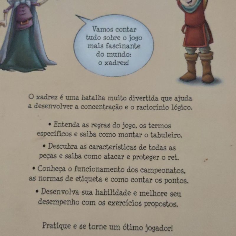 Livro xadrez para criancas