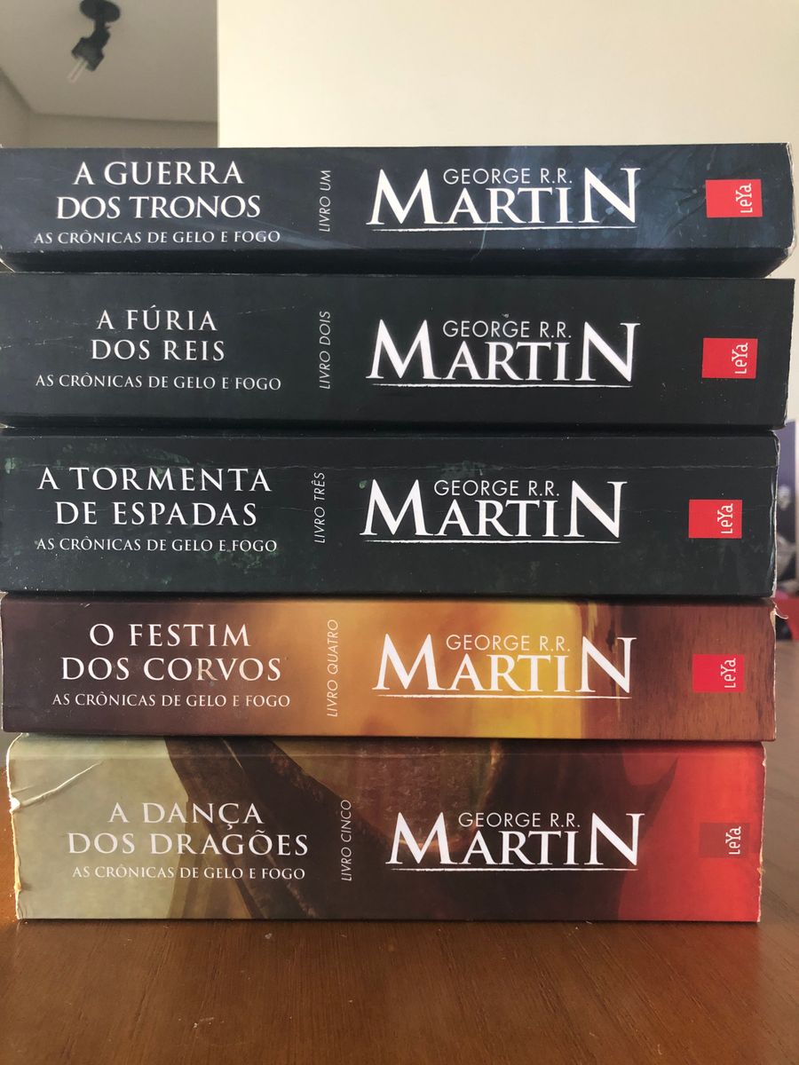 Livros As Crônicas de Gelo e Fogo (game Of Thrones) | Livro Game Of