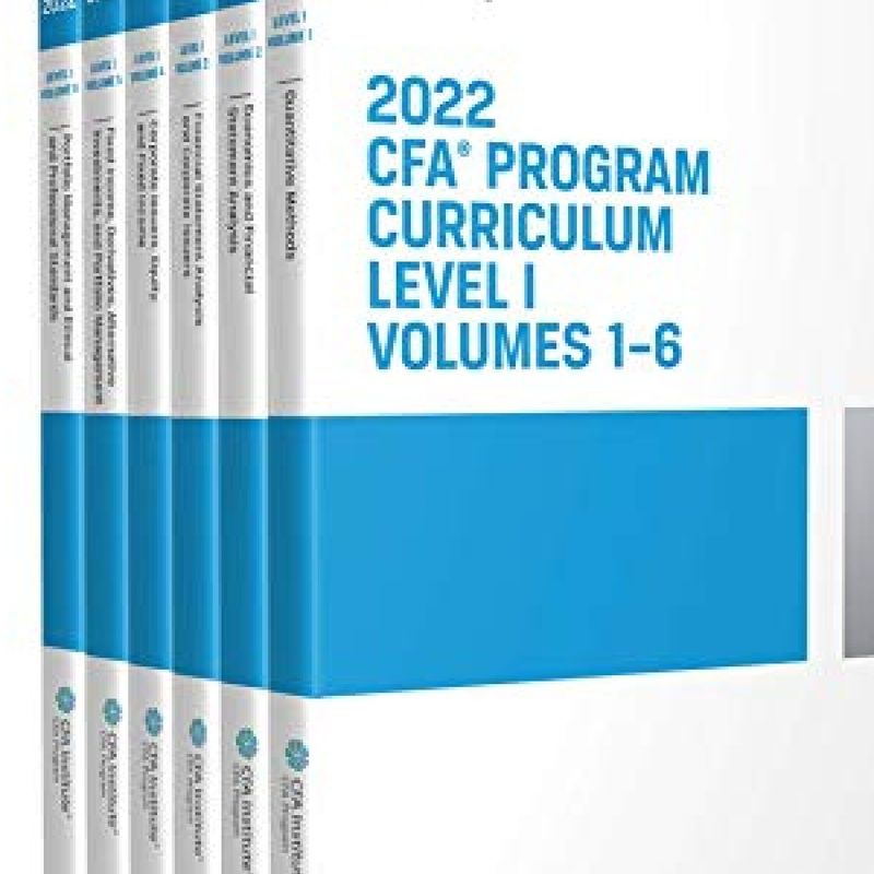 Livros Cfa Level 1 2022 Completo | Livro Cfa Usado 96283657 | enjoei
