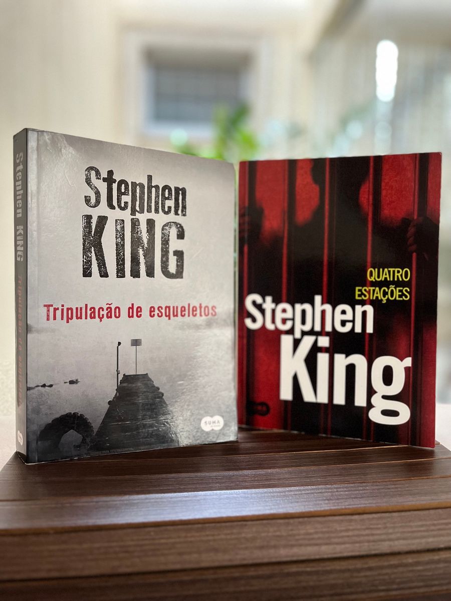 Livros de Conto Stephen King - As 4 Estações e Tripulação de Esqueletos ...