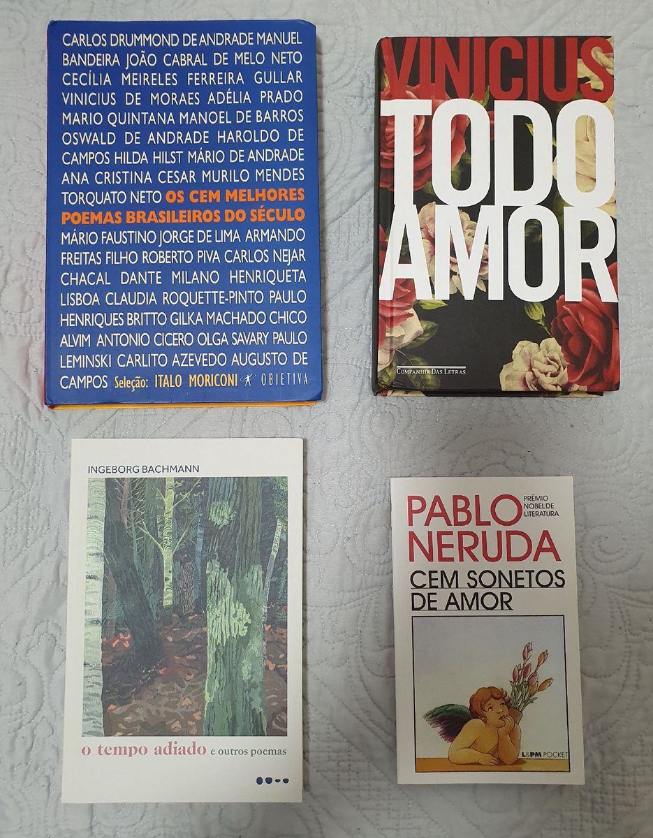 Livros De Poemas: Os Cem Melhores Poemas Brasileiros Do Século Entre ...