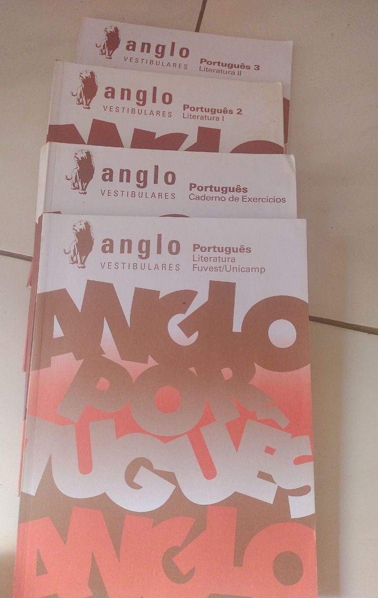 Livros de Português do Anglo | Livro Anglo Usado 83043471 | enjoei