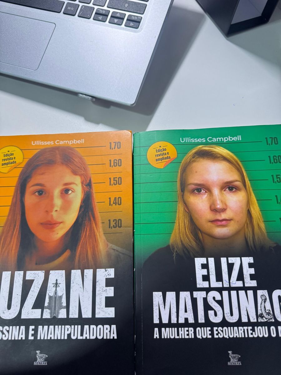 Livros Suzane Von Richthofen e de Eliza Matsunaga | Livro Ullisses ...