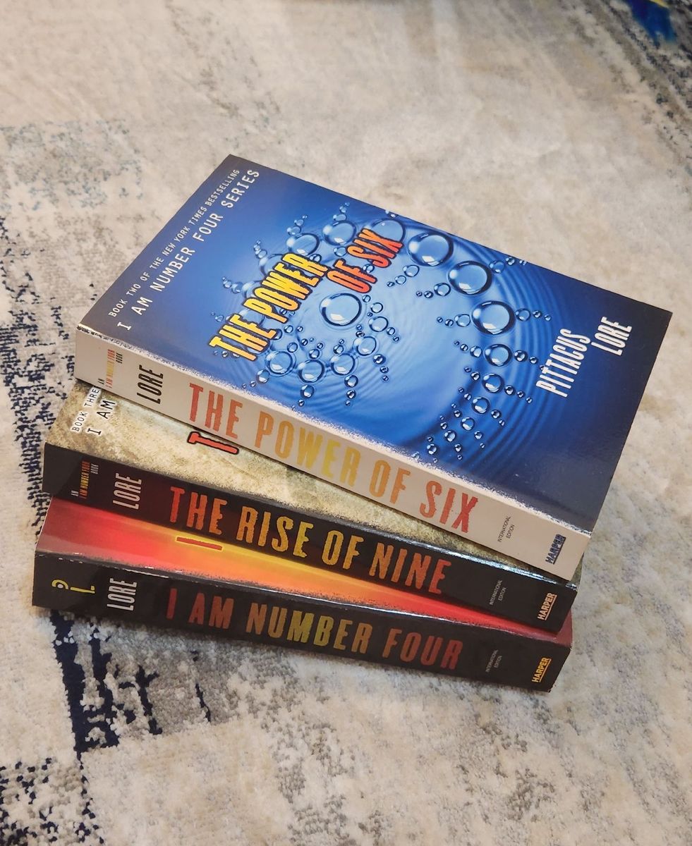 Livros Eu Sou O Número 4 Trilogia em Inglês Livro Harper Usado 77637482 enjoei
